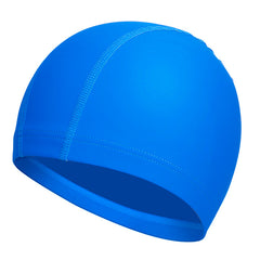 Breathable Unisex PU Swimming Cap for All Hair Types
