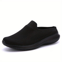 Women's Knit Outdoor Slip-On Mules Comfy Slides