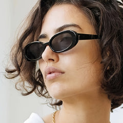ENSARJOE Oval Sunglasses Vintage Candy Lens 100 UV Protection