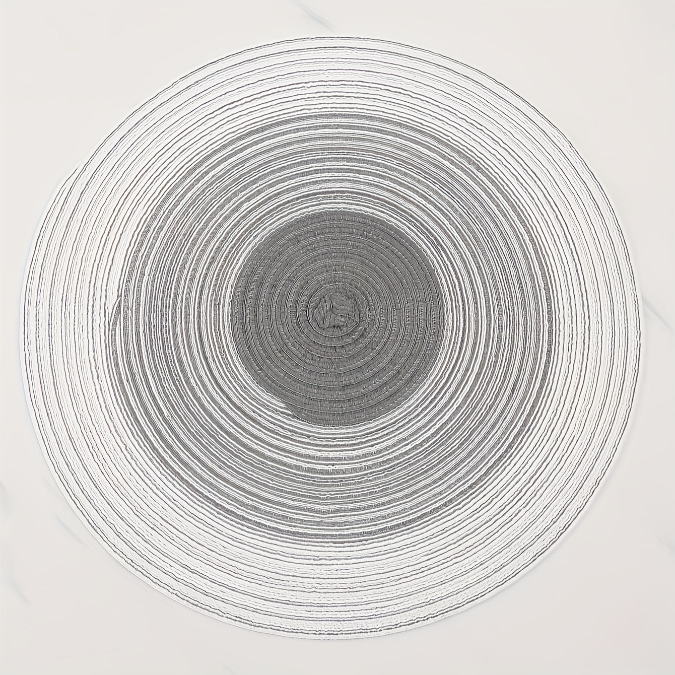 4pcs Gradient Round Table Placemats Nordic Style Table Decoration Mat