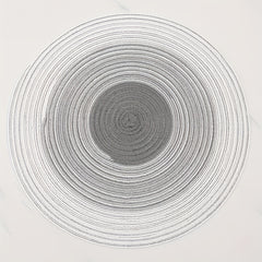 4pcs Gradient Round Table Placemats Nordic Style Table Decoration Mat