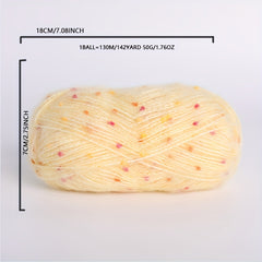 1pc Mohair Yarn Crochet Hand Knitted Thread Plush Wool Yarn DIY Scarf