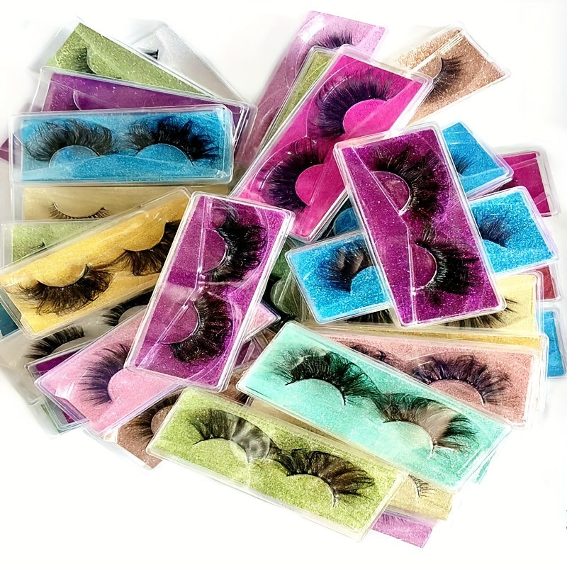 Blind Box 2 False Eyelashes 8D Styles Natural Cross Lashes