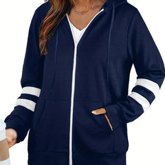 Zip Up Pocket Hoodie Long Sleeve Hoodies