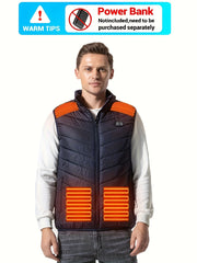 Men's 13 Areas Stand Collar Smart Heating Vest