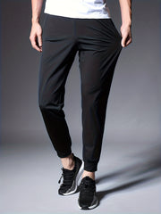 Classic Quick Drying Comfy Joggers Men's Casual High Stretch Loose Fit Pants