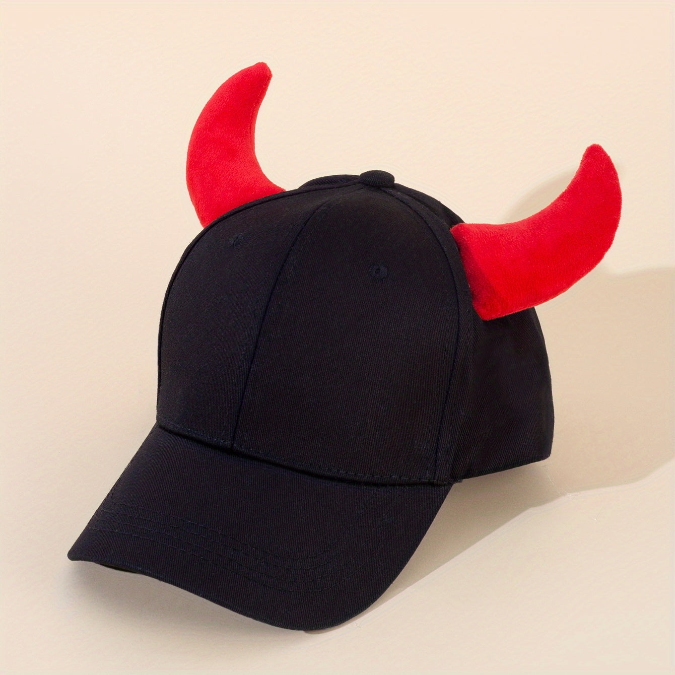 Red Horn Baseball Cap Unisex Funny Dad Hats Lightweight Adjustabl...
