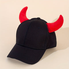 Red Horn Baseball Cap Unisex Funny Dad Hats Lightweight Adjustabl...