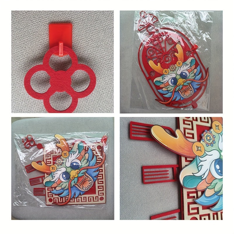 Dragon Pendant Chinese Door Hanging Blessing Decorative Supplies