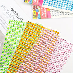 504 Decorative Diamond Stickers DIY Photo Album Acrylic Car Drill Stickers