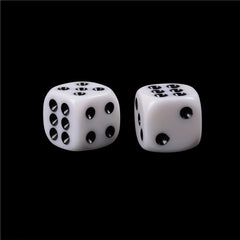 10pcs 16mm Acrylic Six Sided Round Corner Dice Board Game