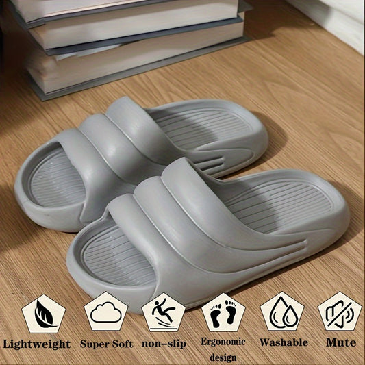 Men's Quick Drying Non Slip Slides for Indoor/Outdoor Summer
