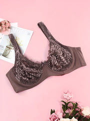 Women's Plus Lace Stretch Minimizer Bra