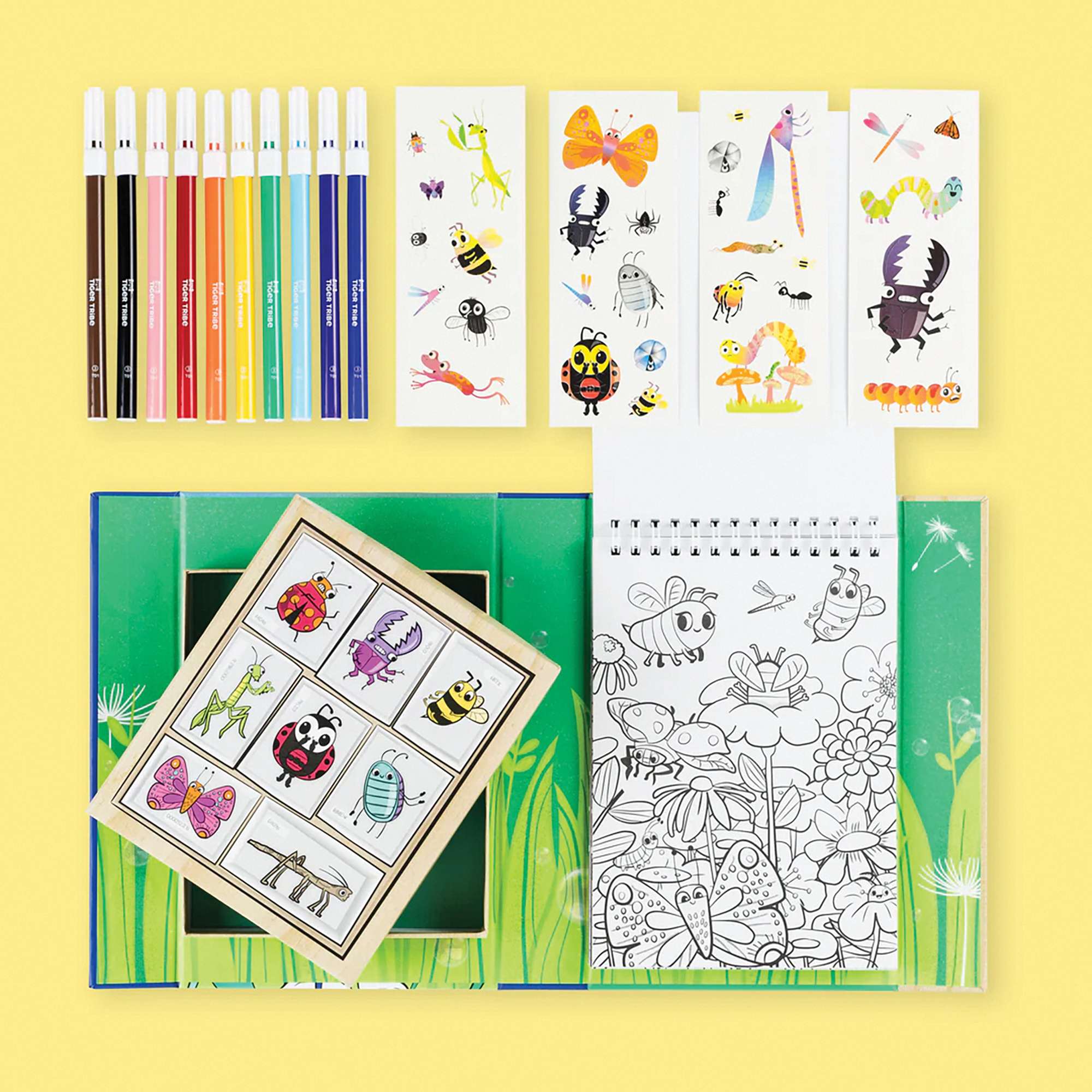 Backyard Bugs Colouring Set for Kids