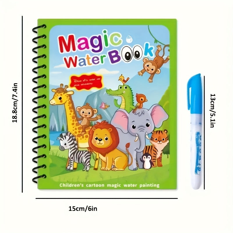 Magic Watercolor Painting Book for Kids Portable Creative Toy