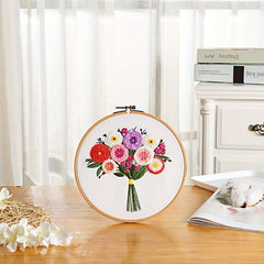 Floral Series Embroidery Starter Kit For Beginners