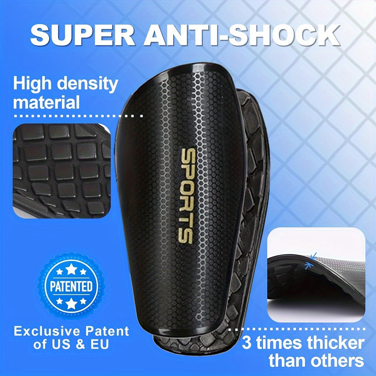 Adult Soccer Leg Pads Knee Shin Guards Protective Gear for Football Basketball