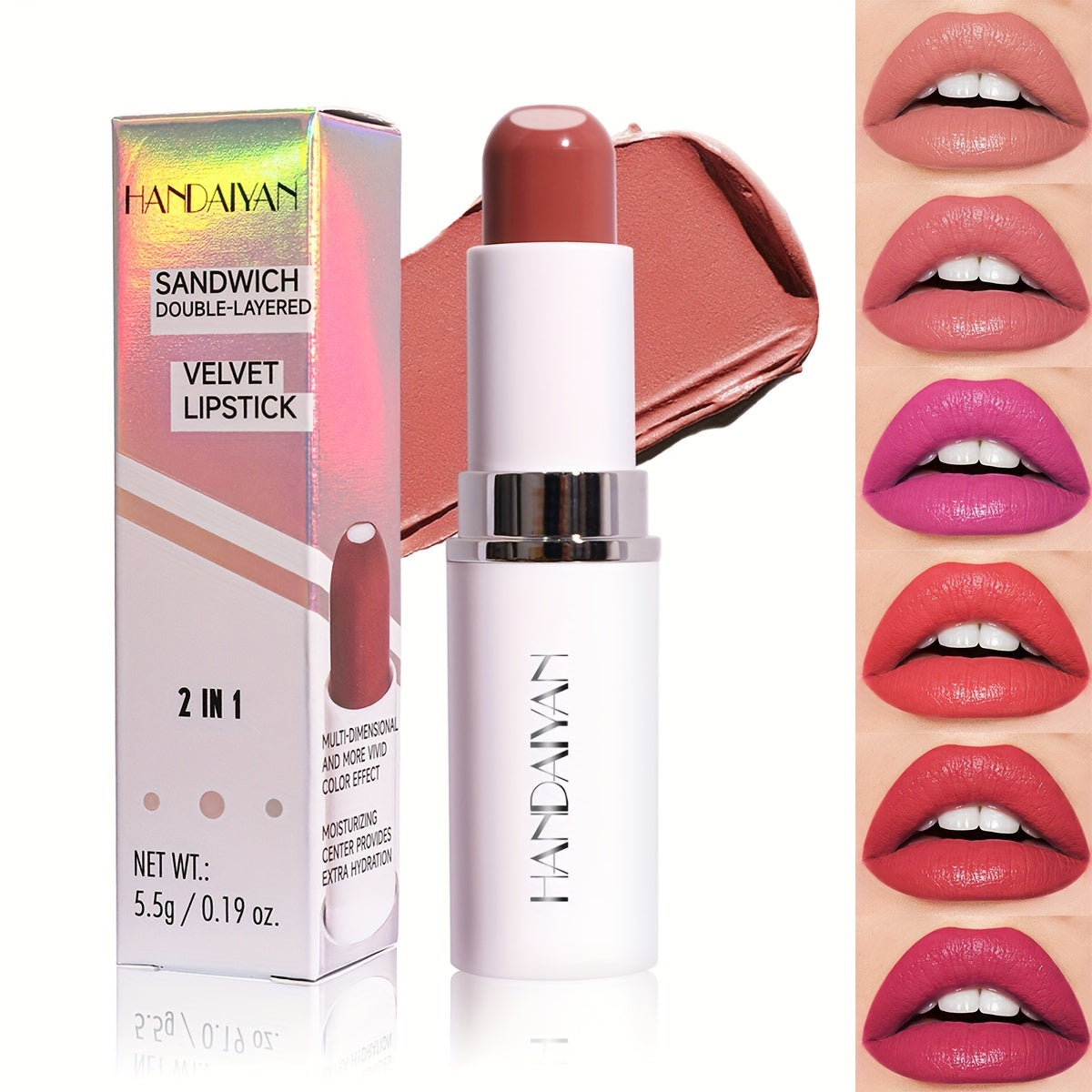 Sandwich Lipstick Matte Moisturizing Nourishing 8 Colors Lip Balm