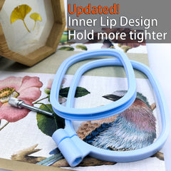 Macaroon Oval Embroidery Hoop ABS Hand Frame