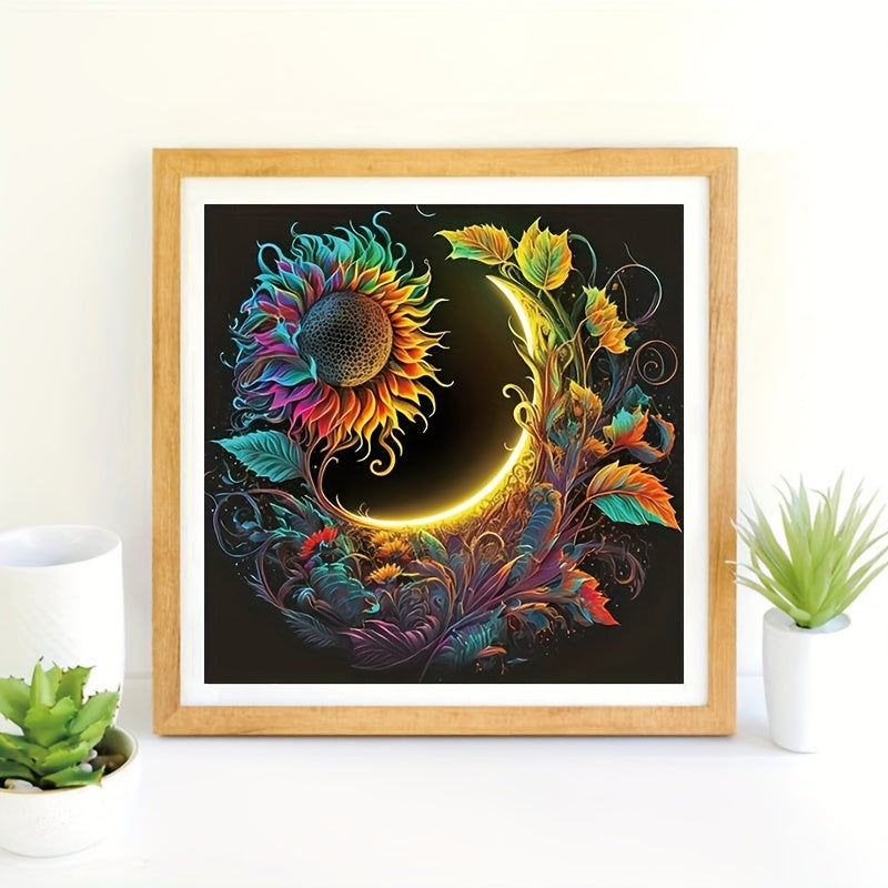 Diy 5d Diamond Painting Landscape Art Full Round Diamond Embroidery Ornament
