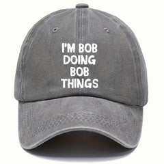Retro Letter Print Baseball Cap Sun Protection Golf Hat