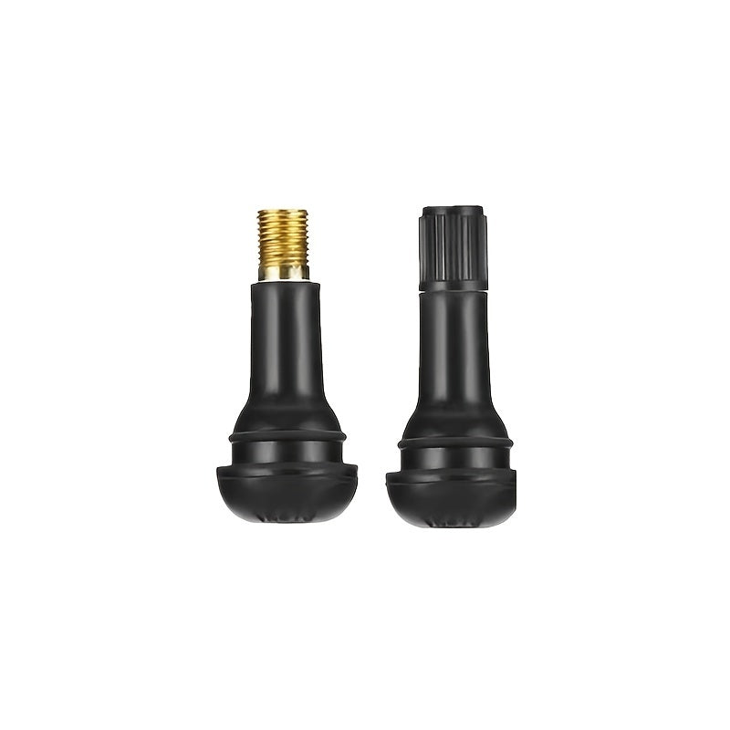 4PCS Rubber Snap in Valve Stems Standard Length Replacement for Car Tubeless