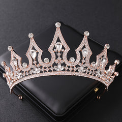 Crystal Queen Crown Headband Wedding Tiara Hair Accessories