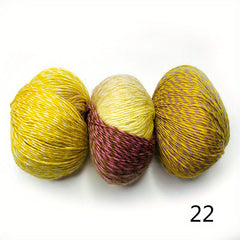 3pcs Wool Yarn Set for DIY Knitting Soft Comfortable Material 150g