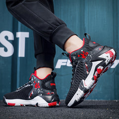 Men's Plus Size Breathable Basketball Shoes Non Slip Sneakers