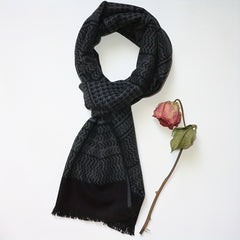 Soft Classic Scarf With Cashmere Feel & Special Pattern Neck Scarf