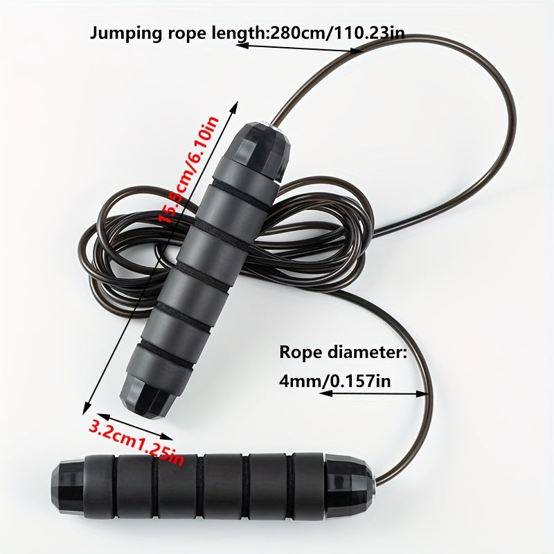 Adjustable Wire Skipping Rope for Fitness Exercise