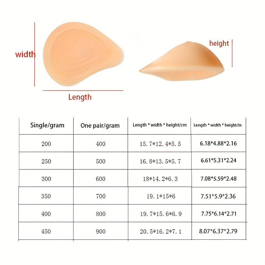 Silicone Bra Insert Pads Anti-convex Chest Enhancer Women's Underwear