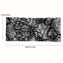 3pcs Animal Print Sports Sweatband Non Slip Headband for Running Yoga Fitness