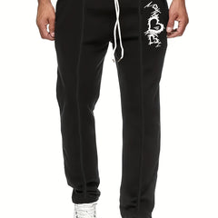 Heart Pattern Joggers Men s Casual Loose Fit