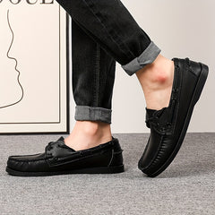 Men's Lace Up Boat Shoes Breathable Non Slip Moccasins