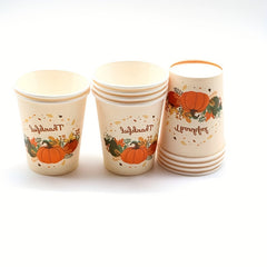 Thanksgiving Tablecloth Plates Cups Napkins Banner Set