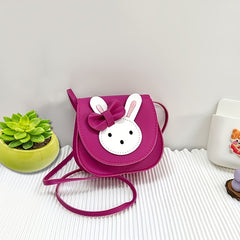 Girls Cartoon Rabbit Coin Purse Wallet Crossbody Bag