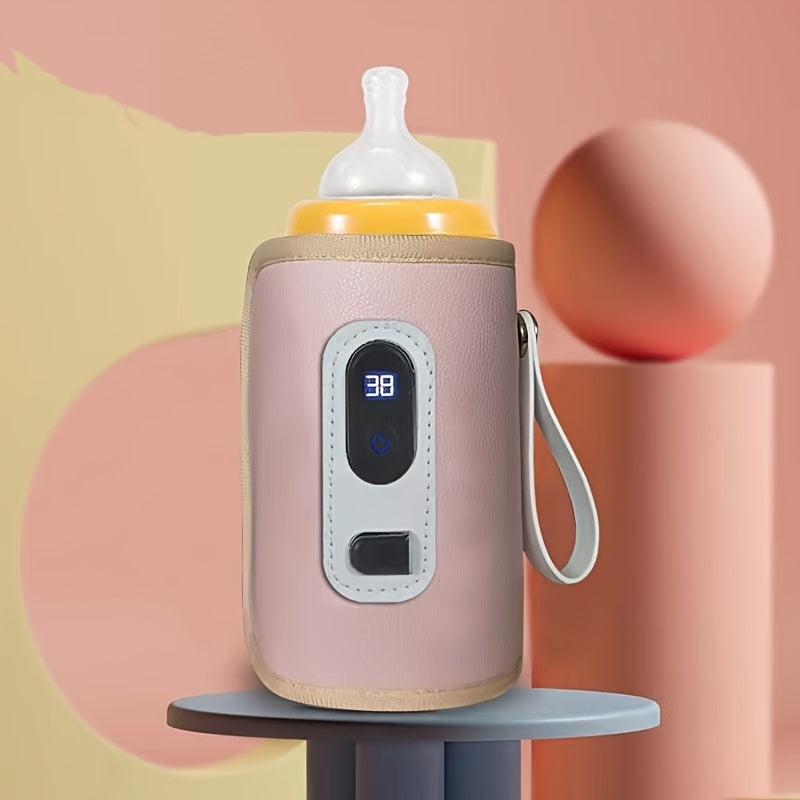 Portable USB Baby Bottle Warmer with Temperature Adjustment