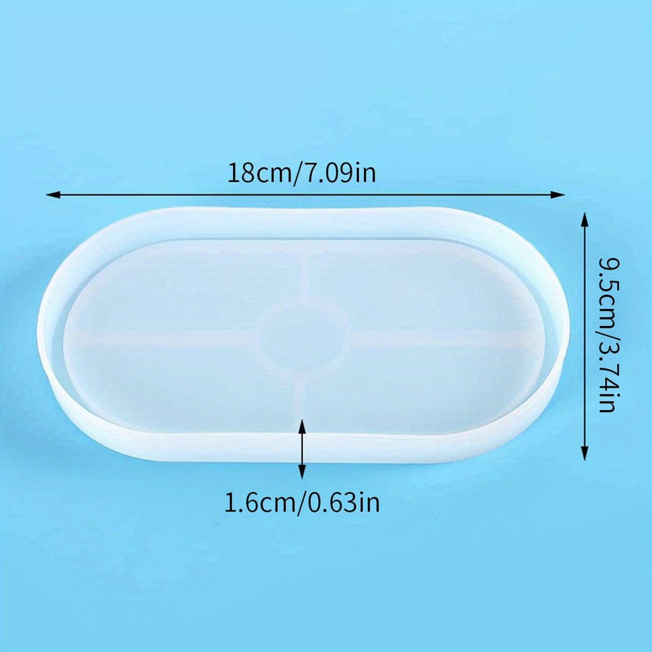 DIY Silicone Oval Tray Mold for DIY