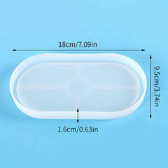 DIY Silicone Oval Tray Mold for DIY