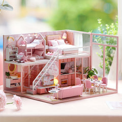 DIY Dollhouse Kit 3D Jigsaw Puzzle Building Model Girl Princess Toys