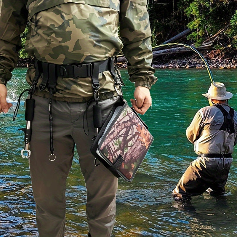 Multifunctional Fishing Belt With Rod Holder and Accessories