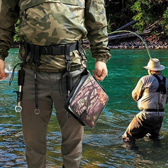 Multifunctional Fishing Belt With Rod Holder and Accessories
