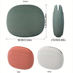 Portable Silicone Headphone Storage Bag Data Cable Charger Storage Box