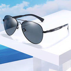 Polarized Driving Sunglasses UV Blocking Titanium Memory Flexible