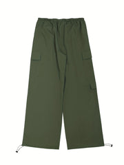 Y2K Cargo Parachute Pants Casual Baggy Pants Women's Clothing