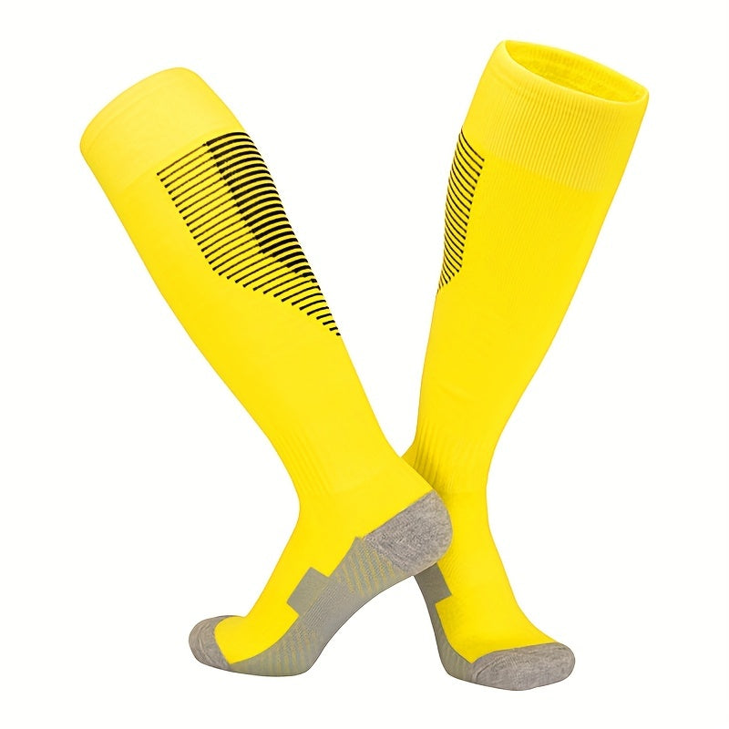 Men's Thigh Soccer Socks, Non-slip Design