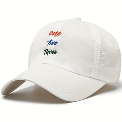 Quick Drying Mesh Baseball Cap Outdoor Sunscreen Breathable Snapback Sun Hat