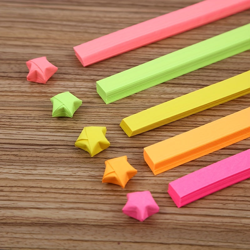 540 Origami Stars Papers Double Sided Colorful Star Strips 27 Colors