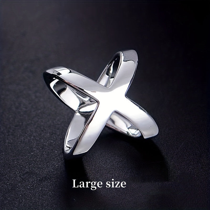 Cross Scarf Buckle X Shaped Shawl Clip Neckerchief Holder